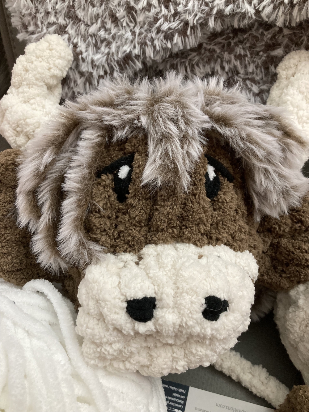 Plush Highland Cow Hand Made